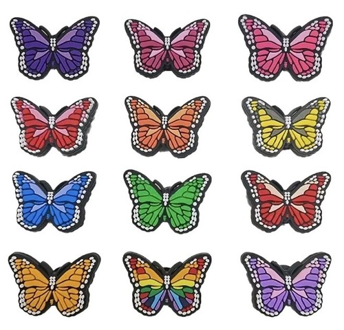 Butterfly shoe charms for - butterfly,